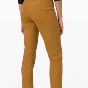 Lululemon Athletica Women's Tan Straight Leg Pants Size 10 New